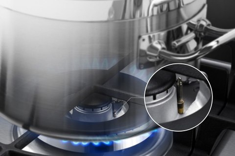 PŁYTA GAZOWA ZABUDOWA BOSCH POH6B6B10 Palnik wok Zapalarka Ruszty ze stali PŁYTA GAZOWA ZABUDOWA BOSCH POH6B6B10 Palnik wok Zapalarka Ruszty ze stali