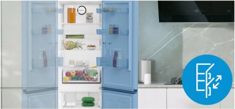 CHŁODZIARKA BEKO RCSA300K40GN 54 cm Min Frost, Oświetlenie LED