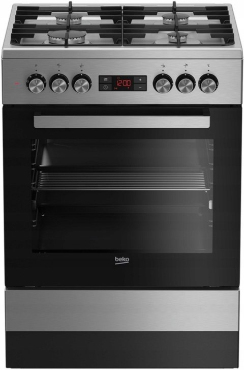 KUCHNIA GAZOWO-ELEKTRYCZNA BEKO FSM62332DXT 72 L Steam Shine, Grill