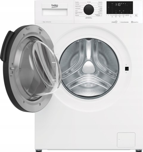 PRALKA BEKO WUE6624XBWS SLIM 6kg 1200 obr Steam Cure Inwerter Wi-Fi