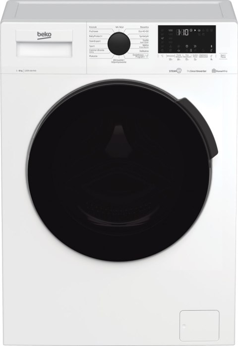 PRALKA BEKO WUE6624XBWS SLIM 6kg 1200 obr Steam Cure Inwerter Wi-Fi