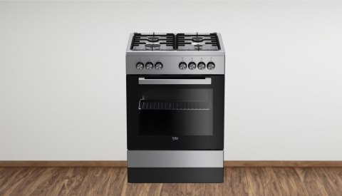 KUCHNIA GAZWOWO-ELEKTRYCZNA BEKO FSE62120DX 66 L Steam Shine, Grill KUCHNIA GAZWOWO-ELEKTRYCZNA BEKO FSE62120DX 66 L Steam Shine, Grill