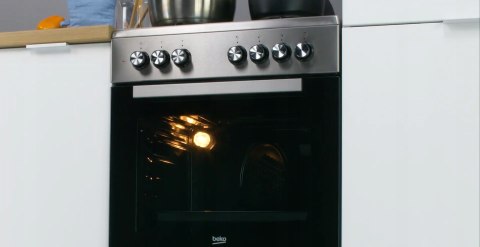 KUCHNIA GAZWOWO-ELEKTRYCZNA BEKO FSE62120DX 66 L Steam Shine, Grill KUCHNIA GAZWOWO-ELEKTRYCZNA BEKO FSE62120DX 66 L Steam Shine, Grill
