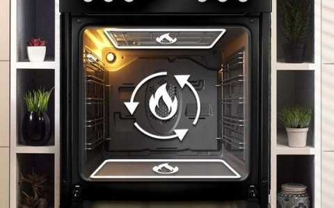 KUCHNIA GAZWOWO-ELEKTRYCZNA BEKO FSE62120DX 66 L Steam Shine, Grill KUCHNIA GAZWOWO-ELEKTRYCZNA BEKO FSE62120DX 66 L Steam Shine, Grill