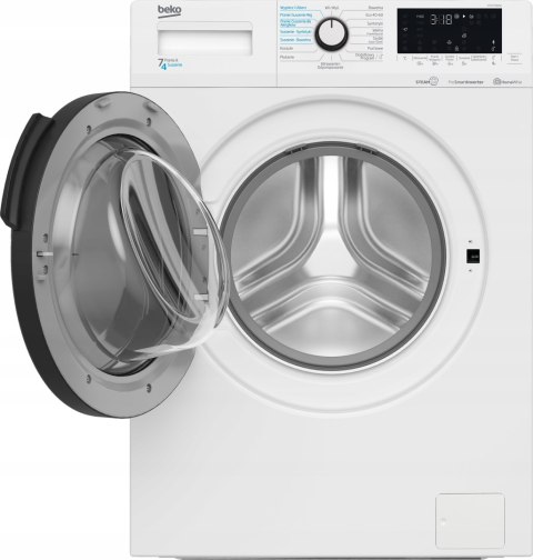 PRALKO-SUSZARKA BEKO HTV7716XW Slim 7/4 kg 1400obr Inwerter Steam Cure WiFi