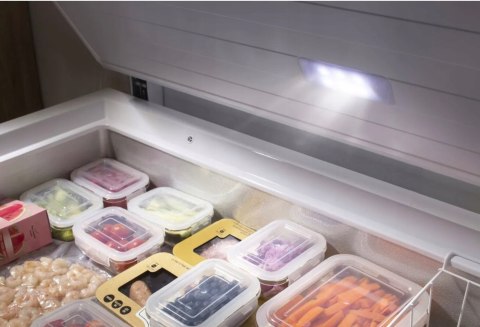 ZAMRAŻARKA GORENJE FH50EAW 500 L Oświetlenie LED, Zamek zabezpieczający