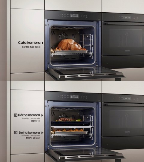 PIEKARNIK SAMSUNG NV7B4225ZAK/U2 Dual Cook 76 L Kataliza Steam Clean Wi-Fi