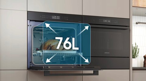 PIEKARNIK SAMSUNG NV7B4225ZAK/U2 Dual Cook 76 L Kataliza Steam Clean Wi-Fi