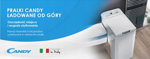 PRALKA OD GÓRY ŁADOWANA CANDY CST G072DE/1-S 7 kg 1000 obr Wi-Fi - NFC PRALKA OD GÓRY ŁADOWANA CANDY CST G072DE/1-S 7 kg 1000 obr Wi-Fi - NFC