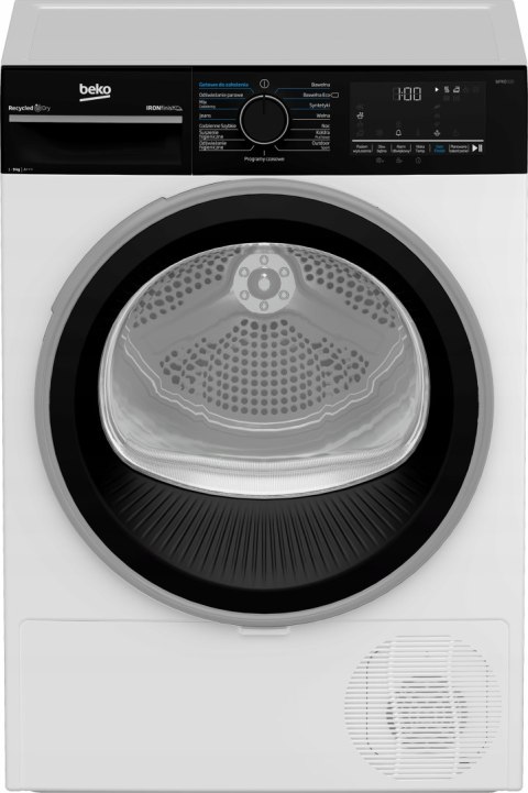 SUSZARKA DO UBRAŃ BEKO B5T692343WBPB 9 kg Inwerter, Steam Refresh