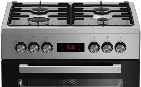 KUCHNIA GAZOWO-ELEKTRYCZNA BEKO FSMT62321DXSS 72 L Steam Shine Zapalarka Grill