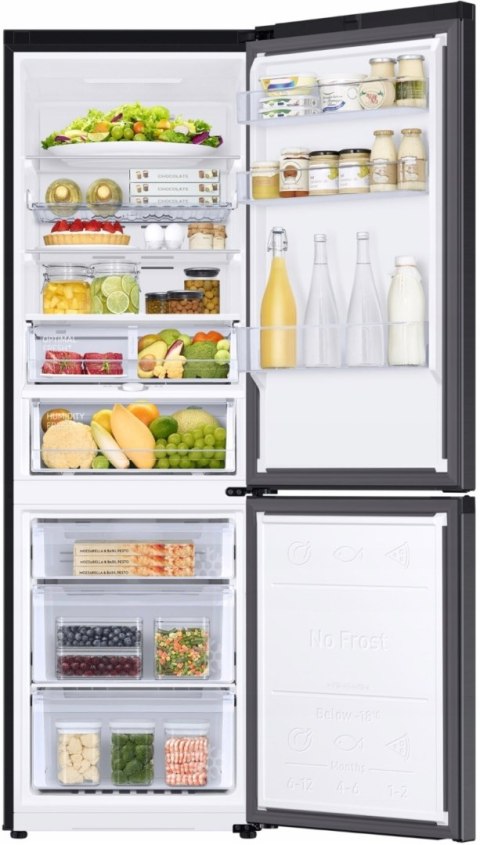 LODÓWKA SAMSUNG RB34C675EBN/EF 344 L No Frost Funkcja Power Cool, Wi-Fi
