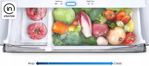 LODÓWKA SAMSUNG RB38C675EB1/EF 390 L No Frost Inverter Power Cool Wi-Fi