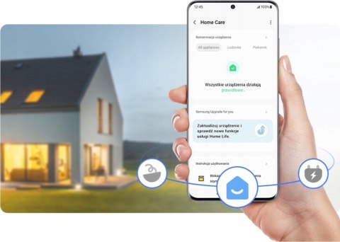 LODÓWKA SIDE BY SIDE SAMSUNG RS62DG5003B1EO 655 L No Frost, Inverter, Wi-Fi
