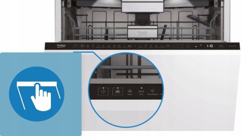 ZMYWARKA DO ZABUDOWY BEKO BDIN14320 12,9L 13kpl Panel Direct Access, HotAirDrying