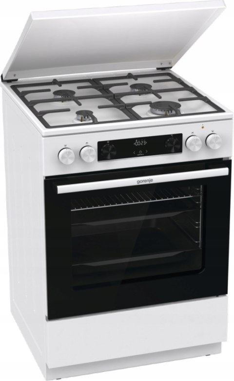 KUCHNIA GAZ-ELEKT GORENJE GK6C5WF 71 L Zapalarka gazu, Aqua Clean, Grill