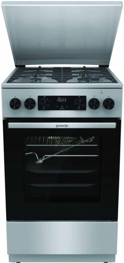 KUCHNIA GAZOWO-ELEKTRYCZNA GORENJE GKS5C71XF 70 L Air Fry Aqua Clean Grill