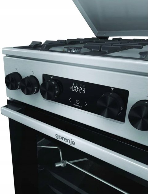 KUCHNIA GAZOWO-ELEKTRYCZNA GORENJE GKS5C71XF 70 L Air Fry Aqua Clean Grill