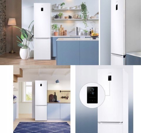 LODÓWKA SAMSUNG RB38C672CWW/EF 390 L Pełny No Frost, Inverter, Wi-Fi