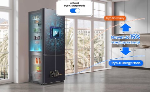 LODÓWKA SAMSUNG RB50DG602EB1EO/EF 508 L No Frost, Inverter, Wi-Fi