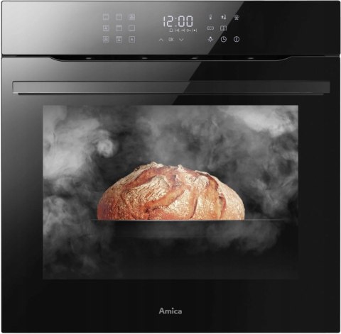 PIEKARNIK DO ZABUDOWY AMICA ED97619VBA+ 77 L Steam Kataliza Soft Close Grill PIEKARNIK DO ZABUDOWY AMICA ED97619VBA+ 77 L Steam Kataliza Soft Close Grill
