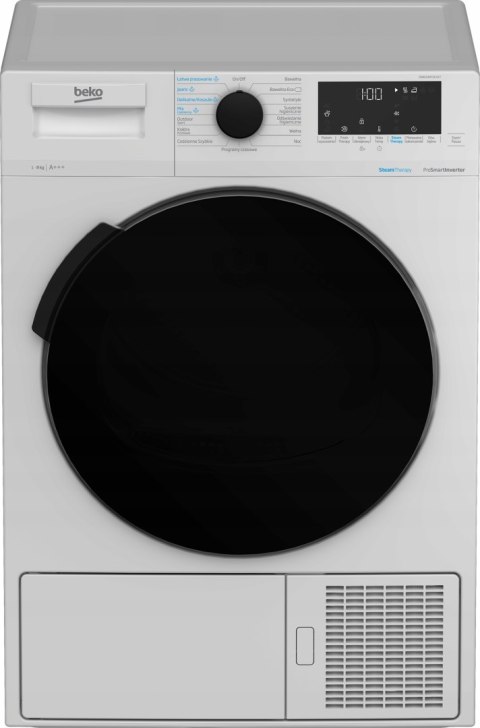 SUSZARKA DO UBRAŃ BEKO DS8524RTDCXST 8 kg Steam Therapy, Inwerter