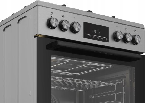 KUCHNIA GAZOWO-ELEKTRYCZNA BEKO FBM62330GXTN 72 L Steam Shine, Grill KUCHNIA GAZOWO-ELEKTRYCZNA BEKO FBM62330GXTN 72 L Steam Shine, Grill
