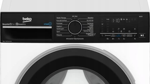 PRALKA BEKO B3WFU57415WBPB 7 kg 1400 obr Inwerter, Steam Cure, Wi-Fi