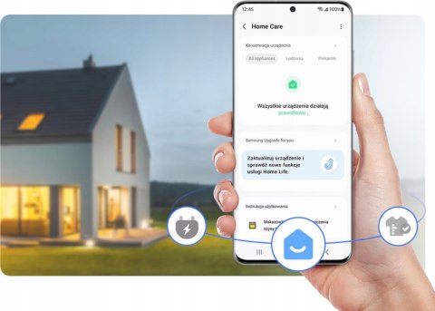 PRALKA SAMSUNG WW90DG6U25LKU4 9 kg 1400 obr/min Inverter Steam Wi-Fi