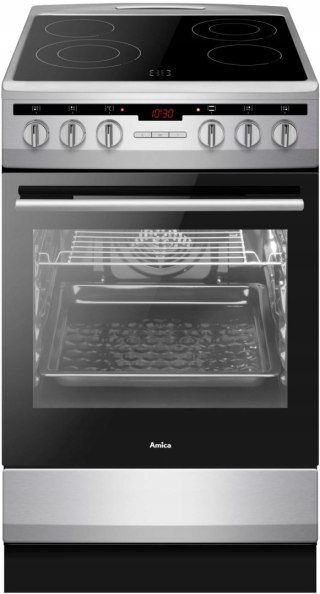 KUCHNIA CERAMICZNA AMICA 57CE3.315HTAQ(XX) 62 L Easy Clean, Grill