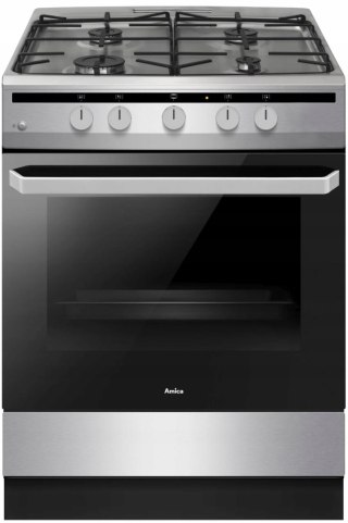 KUCHNIA GAZOWA AMICA 618GGD4.33HZPFQ(XX) 64 L Easy Clean, Grill