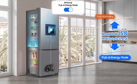 LODÓWKA SAMSUNG RB53DG703DS9EO 538 L No Frost Inverter Metal Cooling Wi-Fi