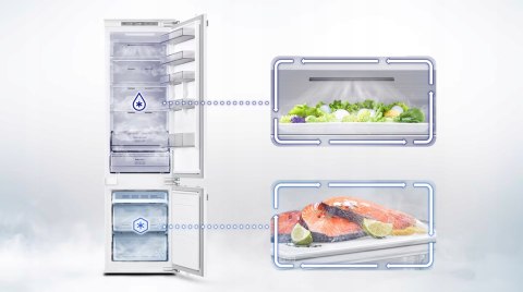 LODÓWKA DO ZABUDOWY SAMSUNG BRB70F30AES0EO 298 L No Frost Power Cool Wi-Fi