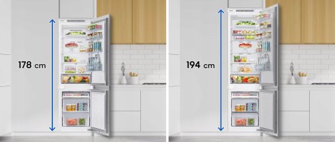 LODÓWKA DO ZABUDOWY SAMSUNG BRB70F30AES0EO 298 L No Frost Power Cool Wi-Fi
