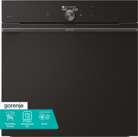PIEKARNIK DO ZABUDOWY GORENJE BP6138B 77 L Air Fry, Pyro Clean Grill Wi-Fi PIEKARNIK DO ZABUDOWY GORENJE BP6138B 77 L Air Fry, Pyro Clean Grill Wi-Fi