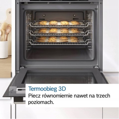 PIEKARNIK DO ZABUDOWY BOSCH HBF153BB0 66 L Eco Clean Direct, Termoobieg 3D, Grill