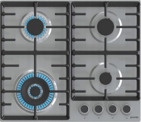 PŁYTA GAZOWA DO ZABUDOWY GORENJE GW642ABX Żeliwne ruszty Zapalarka Big Surface Wok