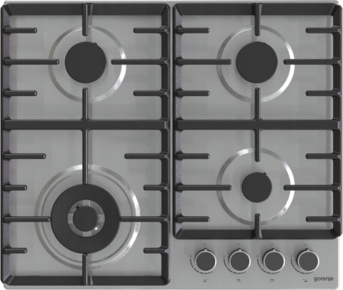 PŁYTA GAZOWA DO ZABUDOWY GORENJE GW642ABX Żeliwne ruszty Zapalarka Big Surface Wok