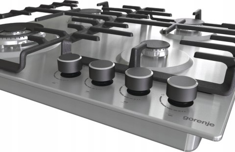 PŁYTA GAZOWA DO ZABUDOWY GORENJE GW642ABX Żeliwne ruszty Zapalarka Big Surface Wok