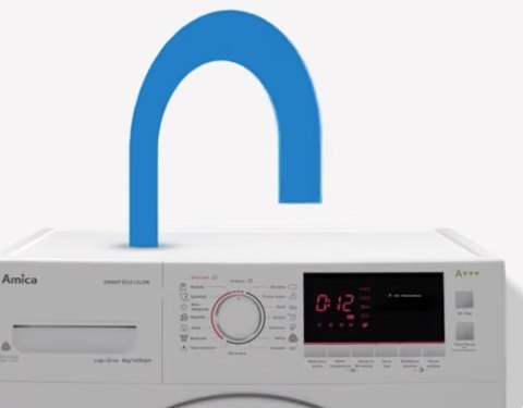 PRALKA AMICA NWAS610DL 6 kg 1000 obr Wyświetlacz LED, Slim, Child Lock