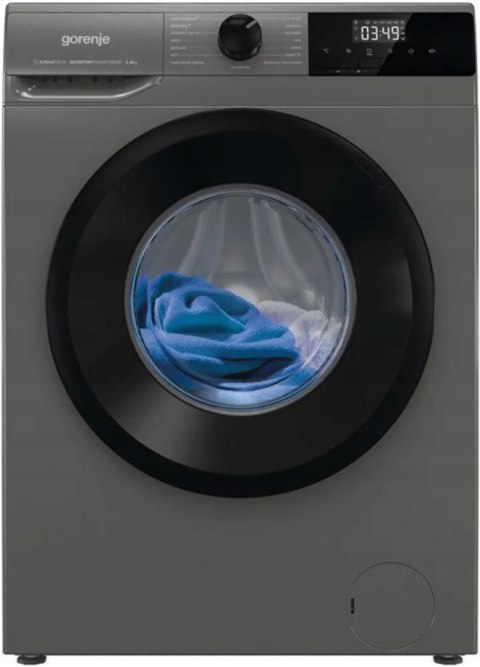 PRALKA GORENJE W1NHPI84AST/PL Titanium 8 kg 1400 obr Steam, Inwerter
