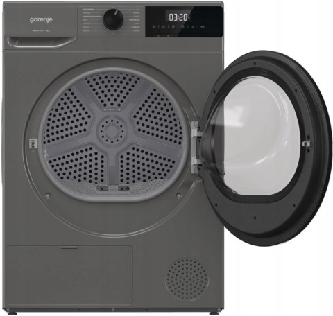 SUSZARKA DO UBRAŃ GORENJE DHNE82T/PL Titanium 8 kg, Auto Drain, Twin Air SUSZARKA DO UBRAŃ GORENJE DHNE82T/PL Titanium 8 kg, Auto Drain, Twin Air