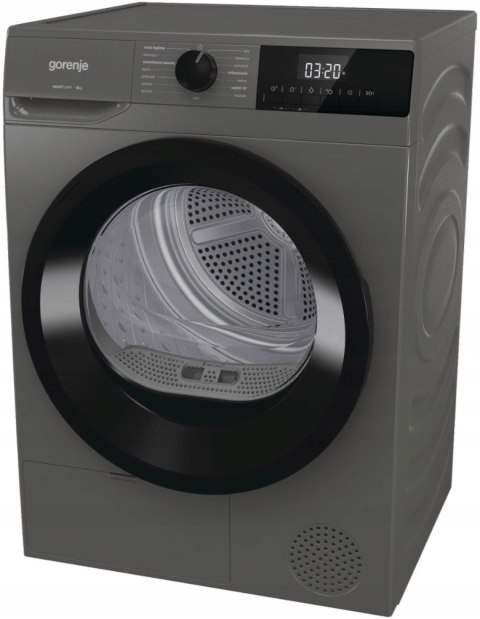 SUSZARKA DO UBRAŃ GORENJE DHNE82T/PL Titanium 8 kg, Auto Drain, Twin Air SUSZARKA DO UBRAŃ GORENJE DHNE82T/PL Titanium 8 kg, Auto Drain, Twin Air