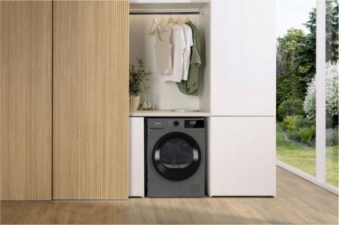 SUSZARKA DO UBRAŃ GORENJE DHNE82T/PL Titanium 8 kg, Auto Drain, Twin Air SUSZARKA DO UBRAŃ GORENJE DHNE82T/PL Titanium 8 kg, Auto Drain, Twin Air