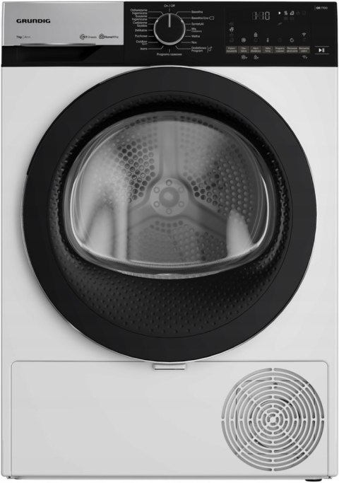 SUSZARKA DO UBRAŃ GRUNDIG GT76724WBPB 7 kg Inverter, Gentle Wave, Wi-Fi SUSZARKA DO UBRAŃ GRUNDIG GT76724WBPB 7 kg Inverter, Gentle Wave, Wi-Fi