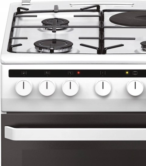 KUCHENKA GAZ-ELEK. AMICA 58ME4.38HZpMs(W) 62 L Czyszczenie parowe, Grill