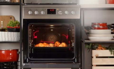 KUCHENKA GAZ-ELEK. AMICA 58ME4.38HZpMs(W) 62 L Czyszczenie parowe, Grill
