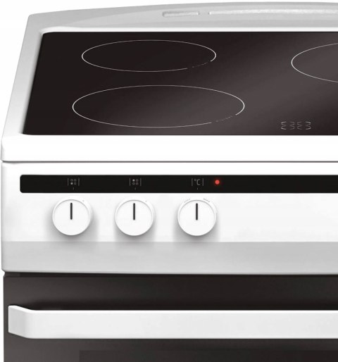 KUCHNIA CERAMICZNA AMICA 618CE3.333HQ(W) 62 L Easy Clean, Grill