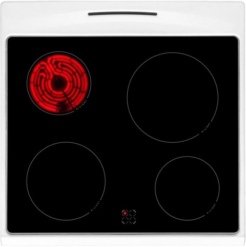 KUCHNIA CERAMICZNA AMICA 618CE3.333HQ(W) 62 L Easy Clean, Grill