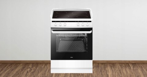KUCHNIA CERAMICZNA AMICA 618CE3.333HQ(W) 62 L Easy Clean, Grill